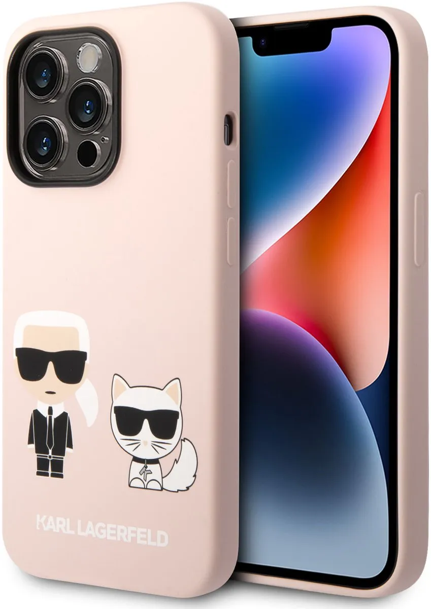 Karl Lagerfeld KLHMP14LSSKCI iPhone 14 Pro Hoesje