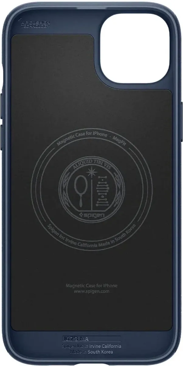 Spigen Mag Armor Hoesje - iPhone 15 Plus - Blauw