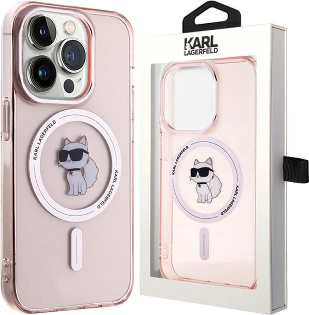 Karl Lagerfeld IML Choupette MagSafe Hoesje iPhone 14 Pro