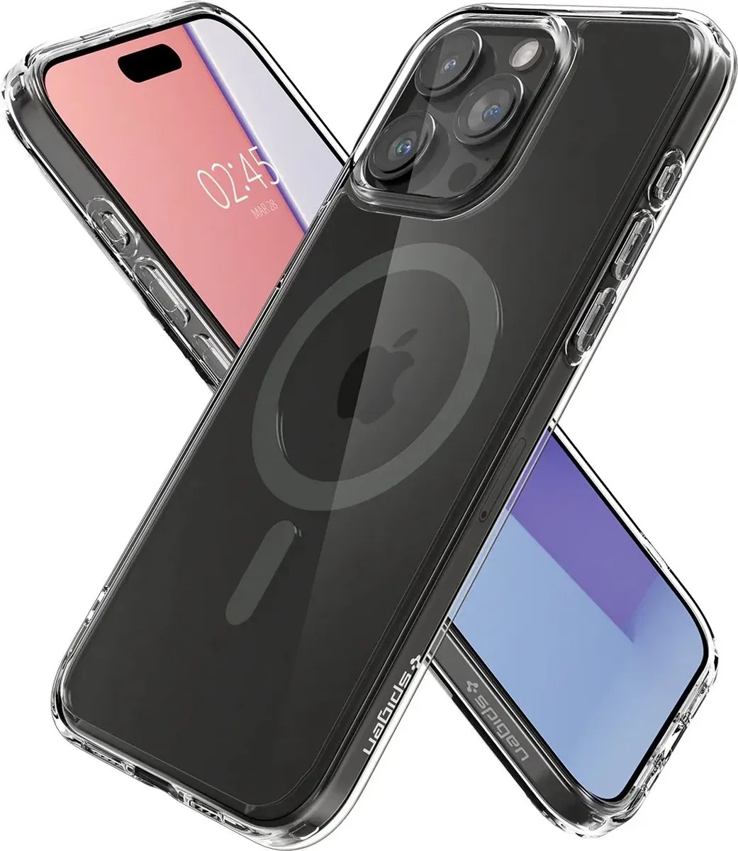 Spigen Apple iPhone 15 Pro Ultra Hybrid Hoesje ACS06441 - Grijs