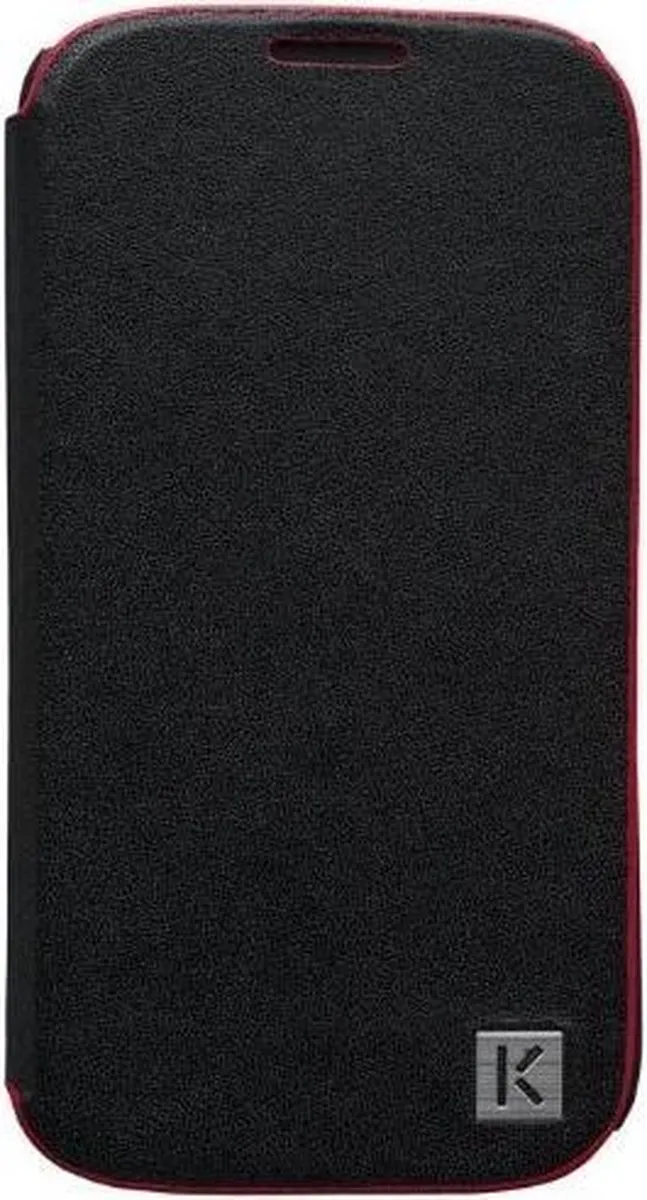 Kenzo KZCHIKCOXGS4N Flip Case - Samsung Galaxy S4 - Zwart