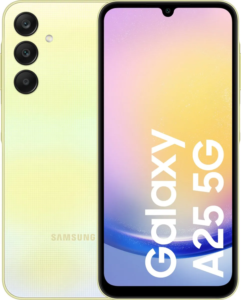 Samsung Galaxy A25 5G SM-A256BZYDEUB - 128GB - Geel