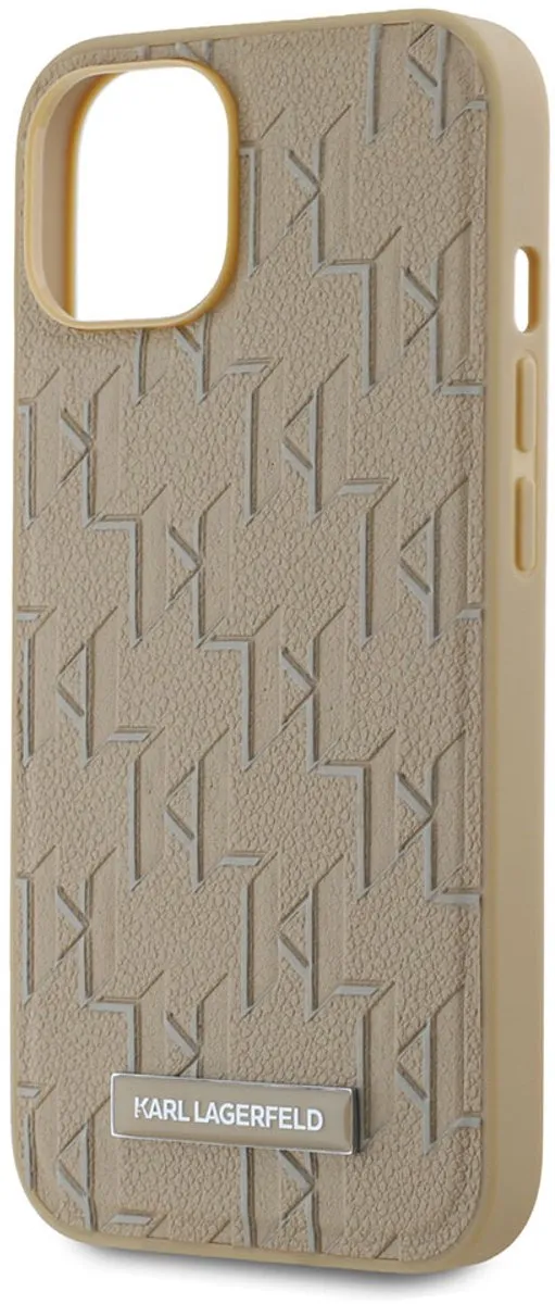 Karl Lagerfeld Hoesje iPhone 14 MagSafe - Beige