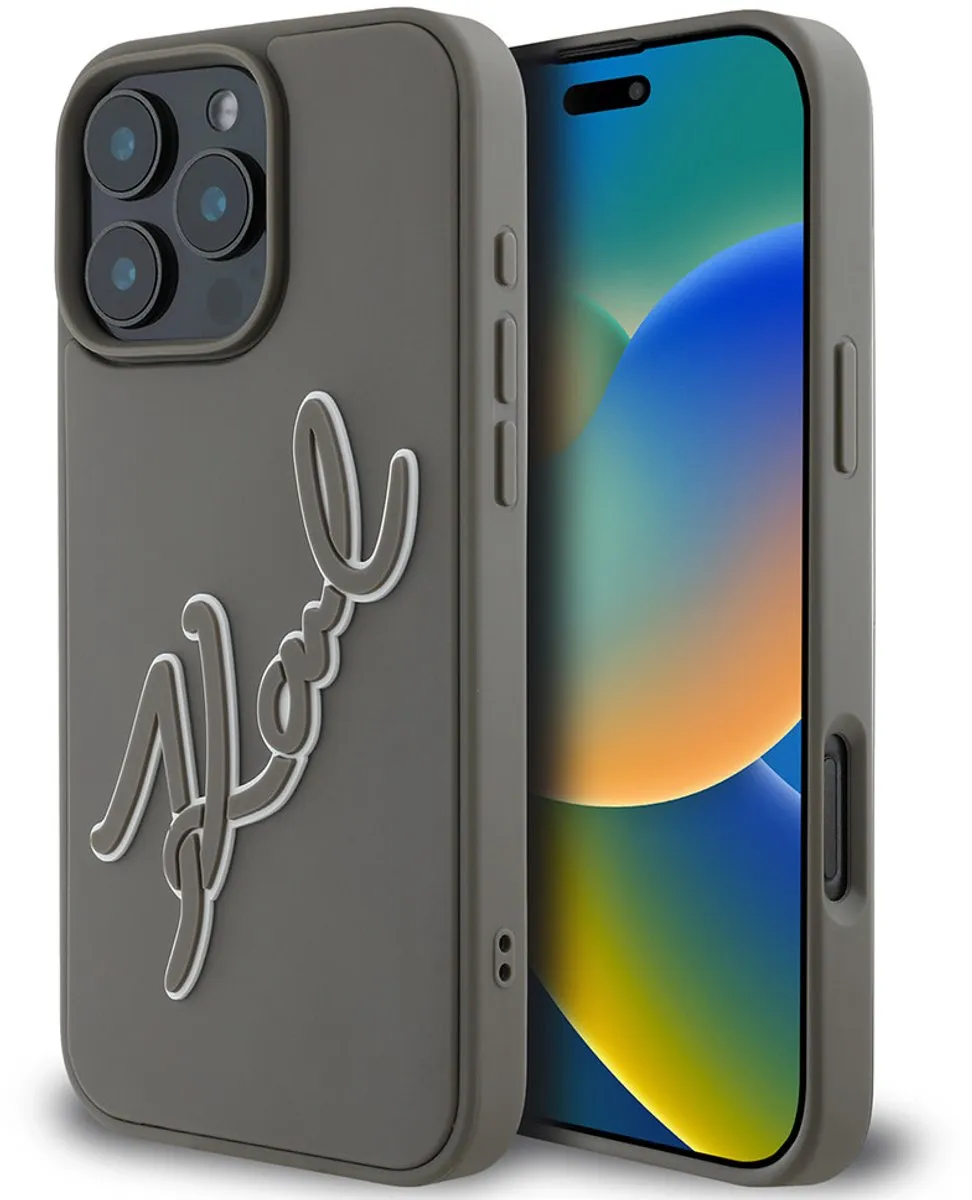 Karl Lagerfeld iPhone 15 Pro Max Backcover 3D Rubber