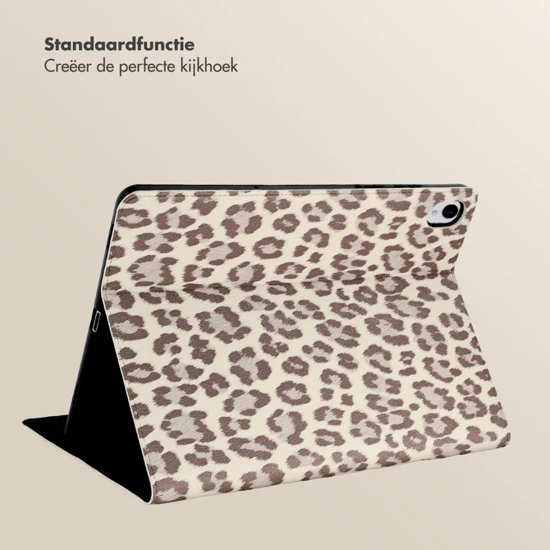 Selencia Tablethoes SH00096791 - Samsung Galaxy Tab S11 - Panterprint - Soft Ivory