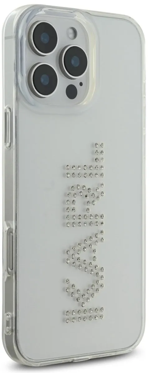 Karl Lagerfeld iPhone 16 Pro Hoesje - Transparant