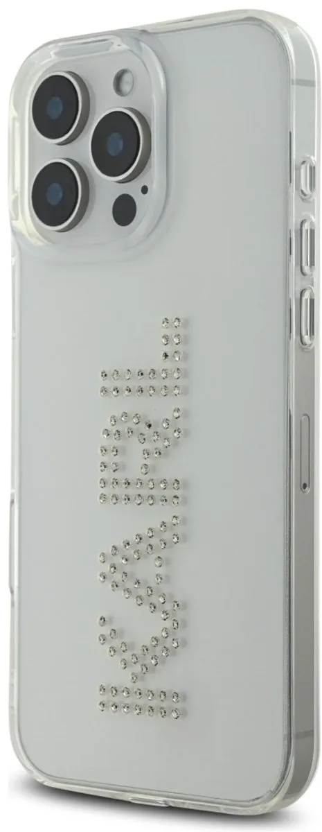 Karl Lagerfeld iPhone 16 Pro Hoesje - Transparant