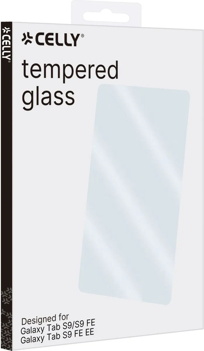 Celly GLASSTAB12 Schermbeschermer - Transparant - Reinigingskit - afbeelding 3 van 4
