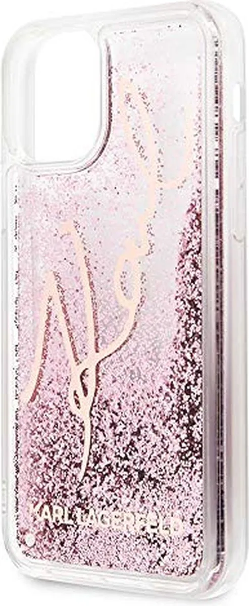 Karl Lagerfeld Rose Gold Hoesje iPhone 11 Pro Max - KLHCN65TRKSRG