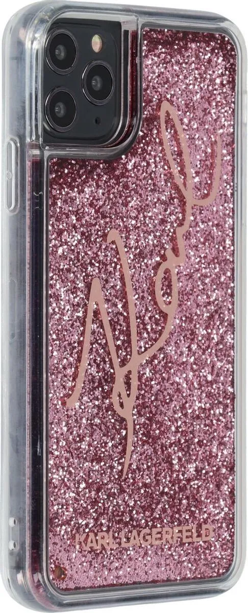 Karl Lagerfeld Rose Gold Hoesje iPhone 11 Pro Max