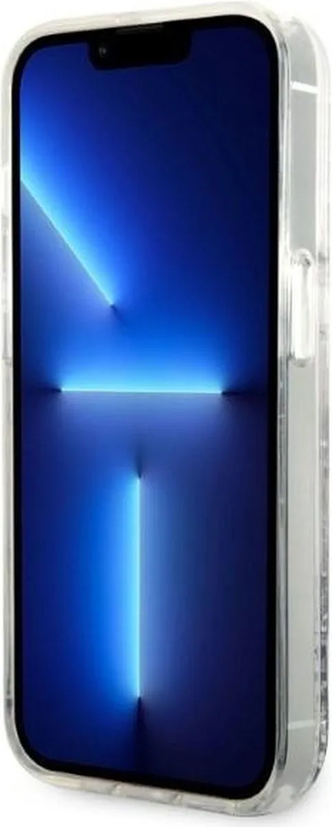 Karl Lagerfeld KLHCP14LLNCHCS iPhone 14 Pro Hoesje - Glitter Choupette - Zilver - afbeelding 6 van 6
