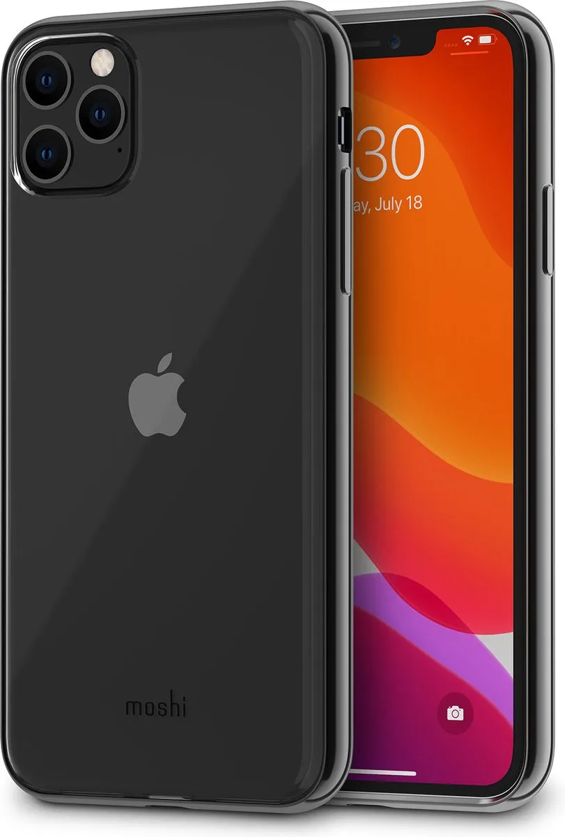 Moshi Vitros iPhone 11 Pro Max Hoesje - Zwart/Transparant - afbeelding 3 van 6