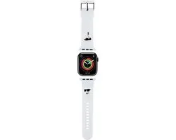 Karl Lagerfeld Karl&Choupette Hoofdband Apple Watch 41mm - Wit