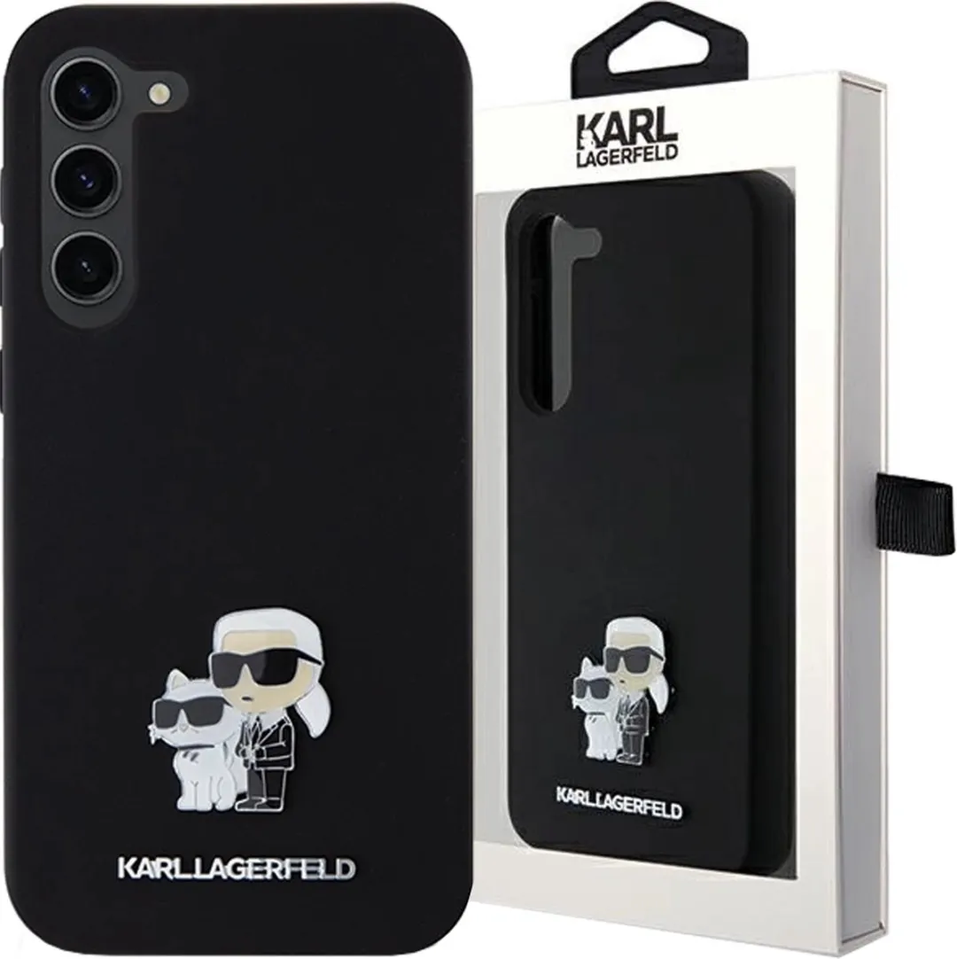Karl Lagerfeld Siliconen Karl&Choupette Pin Hoesje