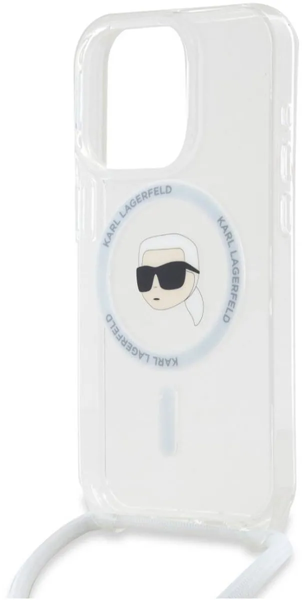 Karl Lagerfeld KLHMP15XHCKHNT Hoesje iPhone 15 Pro Max - Transparant