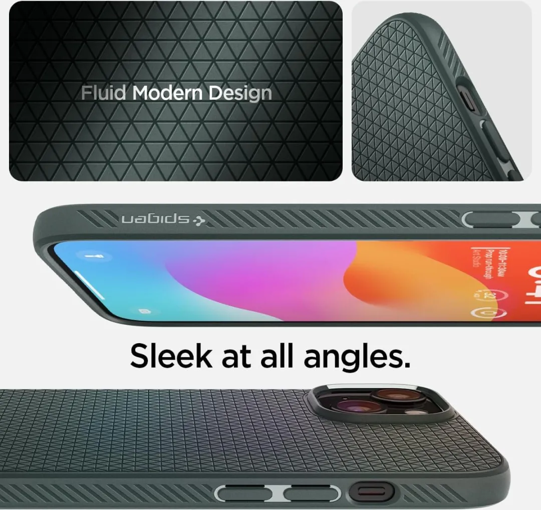 Spigen Apple iPhone 15 Liquid Air Hoesje - Groen