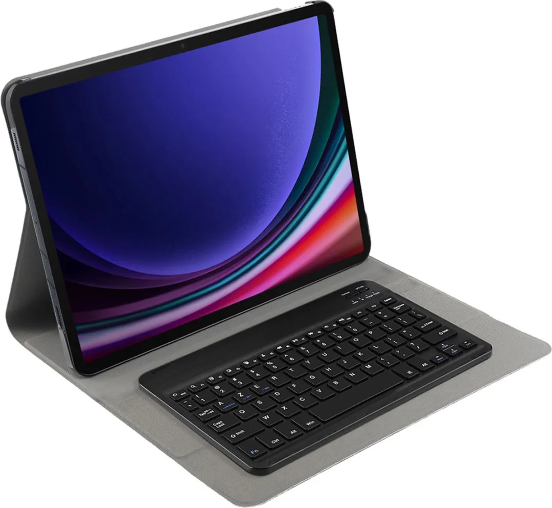 Just in Case 8282118 Tablethoes met Toetsenbord - Samsung Tab S9/S10 Plus - AZERTY - Zwart