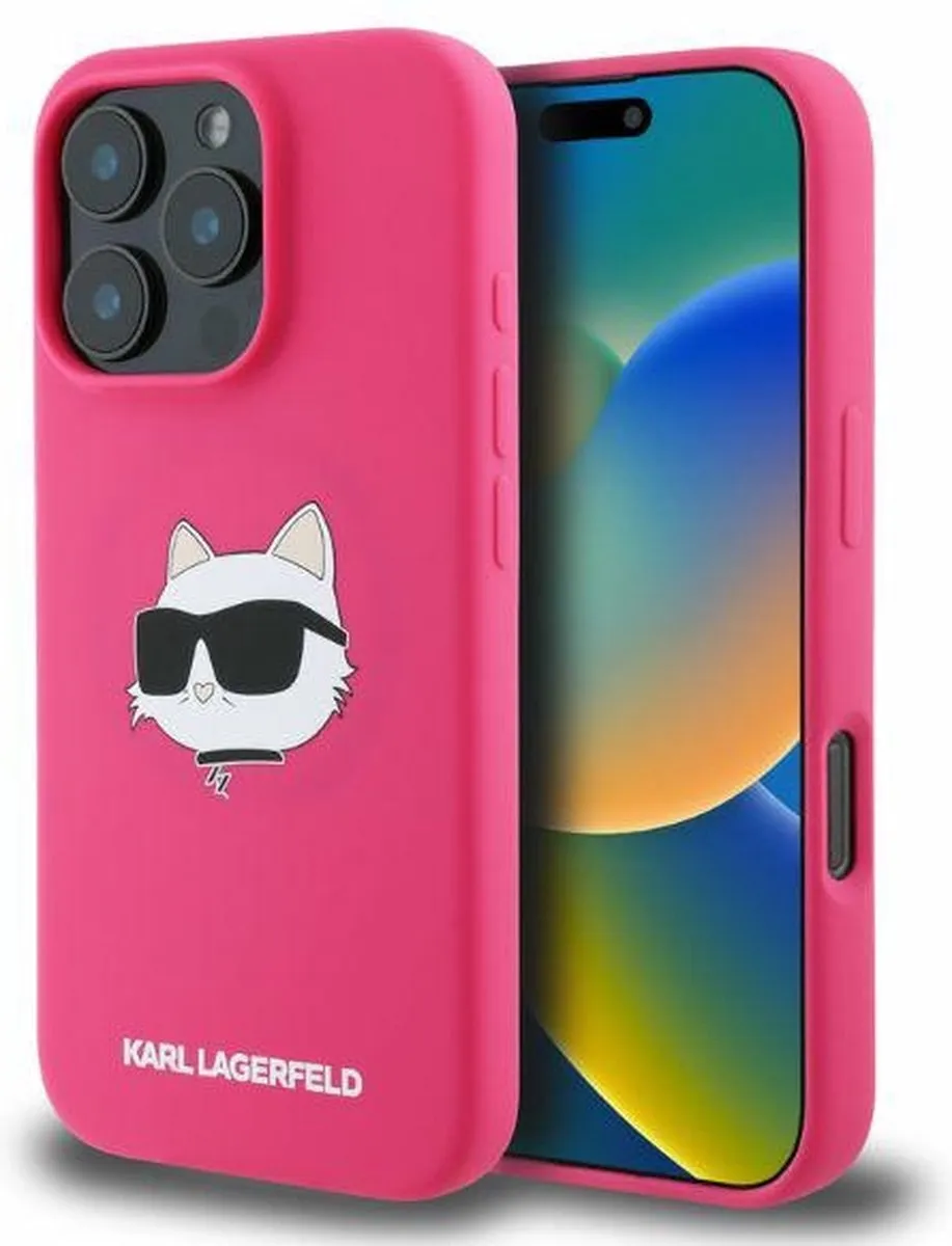 Karl Lagerfeld KLHMP16XSCHPPLF iPhone 16 Pro Max Hoesje