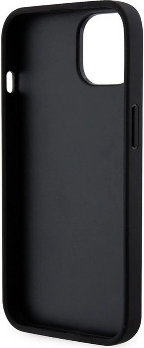 Karl Lagerfeld Saffiano Card Case iPhone 13 - Zwart