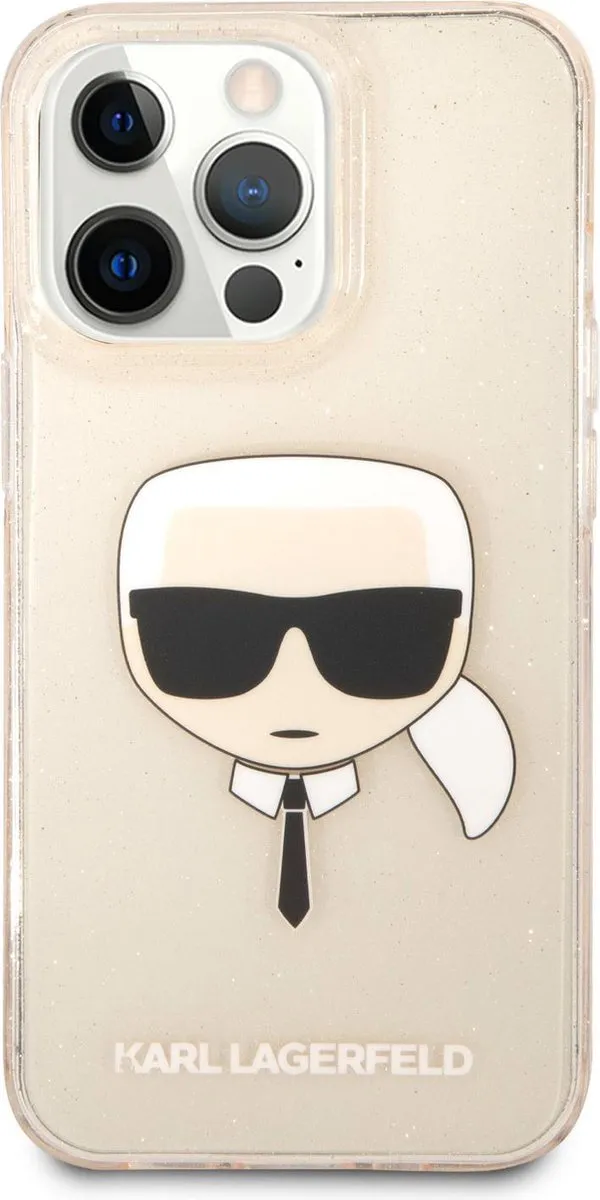 Karl Lagerfeld TPU Smartphonehoesje iPhone 13 Pro - Goud - MagSafe