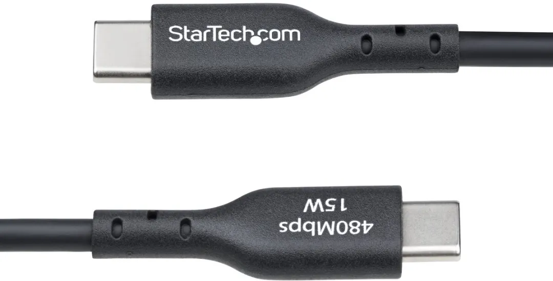 Startech USB2AC15CMBK USB-A naar USB-C Laadkabel 3A - Zwart - afbeelding 6 van 6