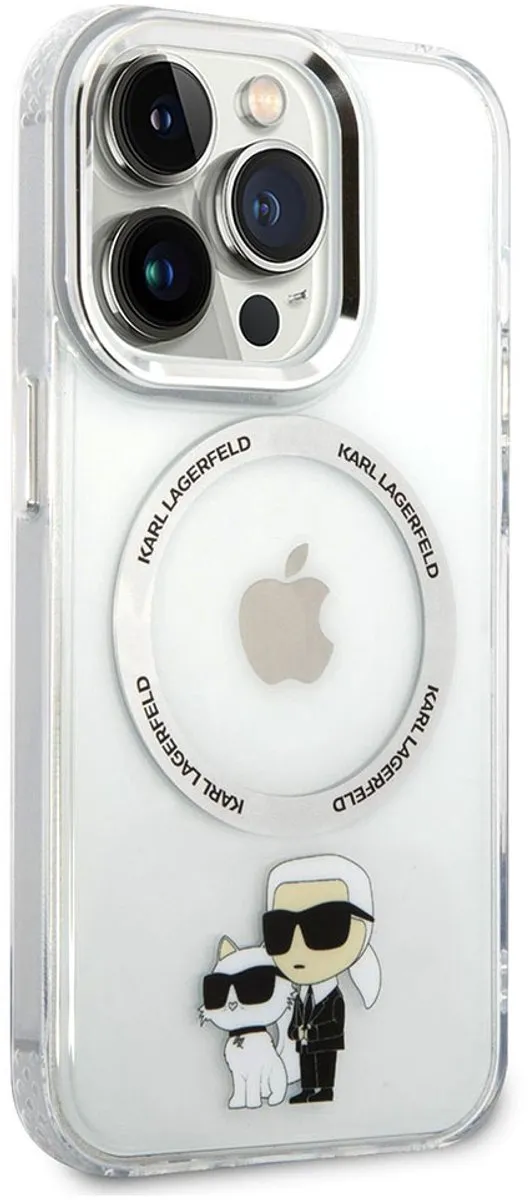 Karl Lagerfeld KLHMP15LHNKCIT Hoesje iPhone 15 Pro - Transparant