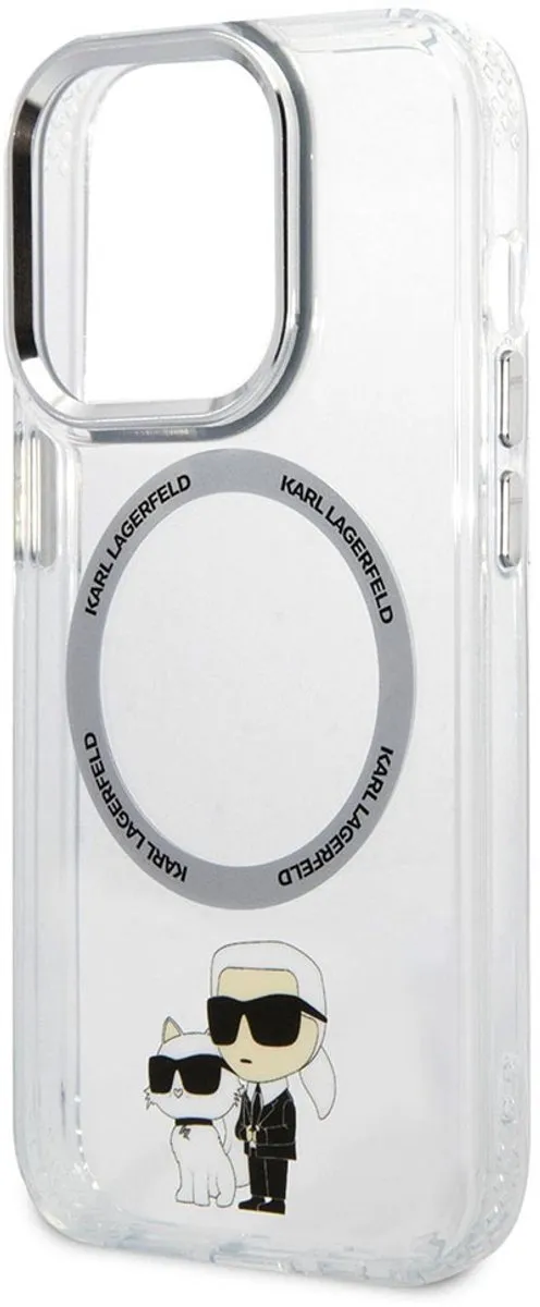Karl Lagerfeld KLHMP15LHNKCIT Hoesje iPhone 15 Pro - Transparant