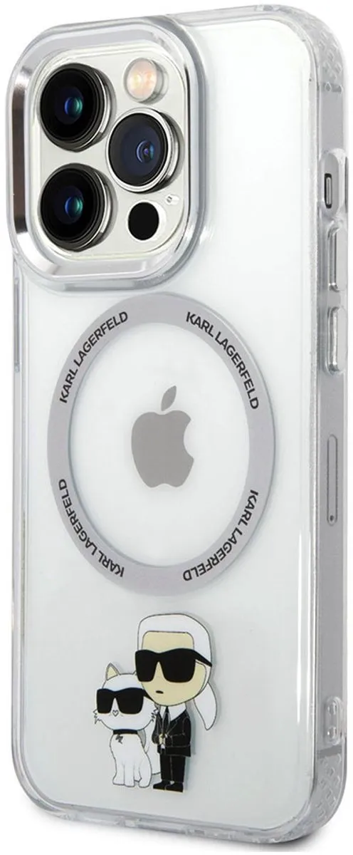 Karl Lagerfeld KLHMP15LHNKCIT Hoesje iPhone 15 Pro - Transparant