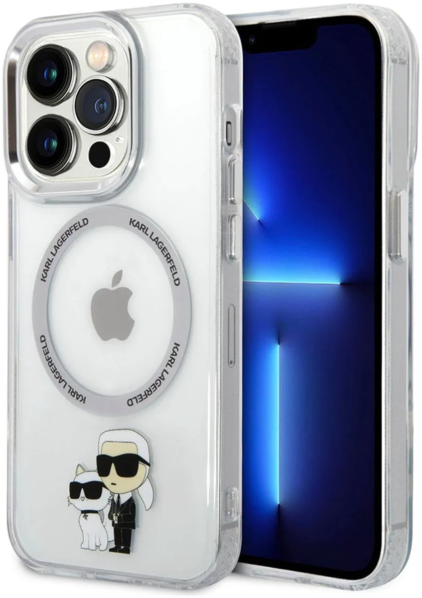 Karl Lagerfeld KLHMP15LHNKCIT Hoesje iPhone 15 Pro - Transparant