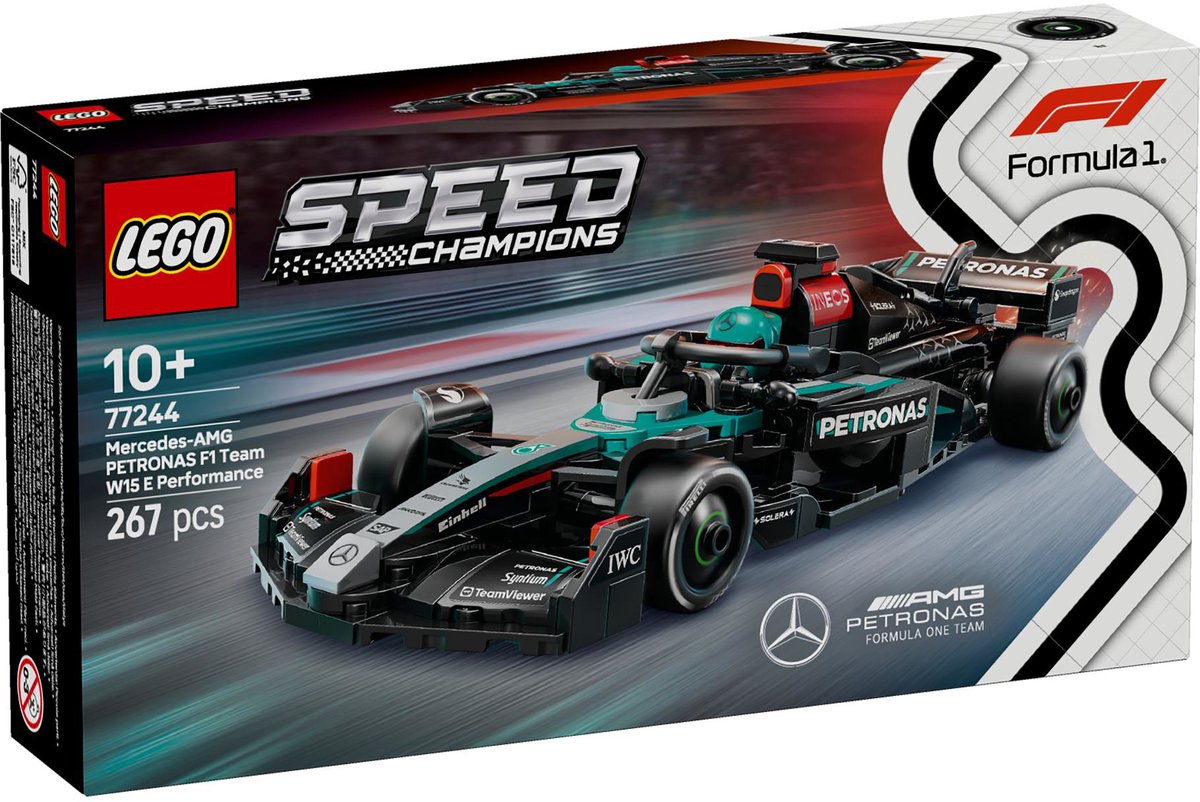 LEGO Speed Champions Mercedes-AMG F1 W15 racewagen Speelgoed - 77244