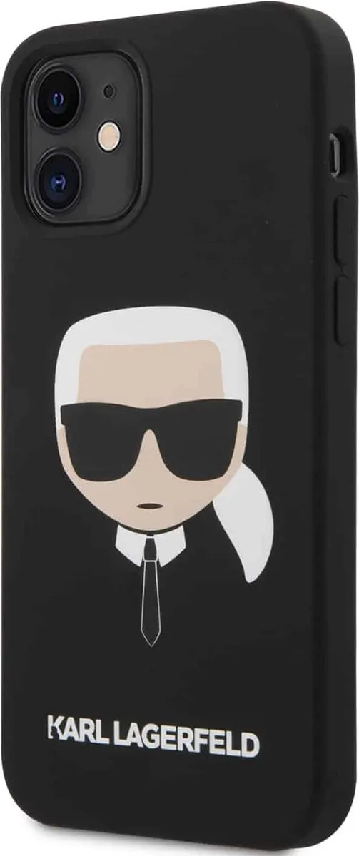 Karl Lagerfeld iPhone 12 Mini Hoesje - Zwart