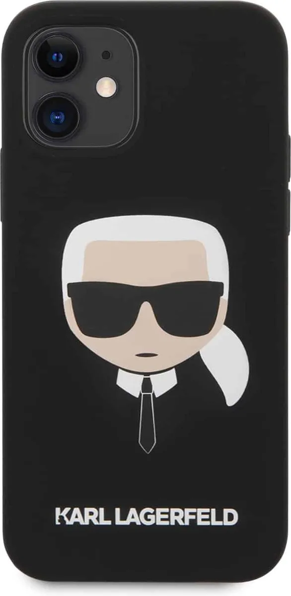 Karl Lagerfeld iPhone 12 Mini Hoesje - Zwart