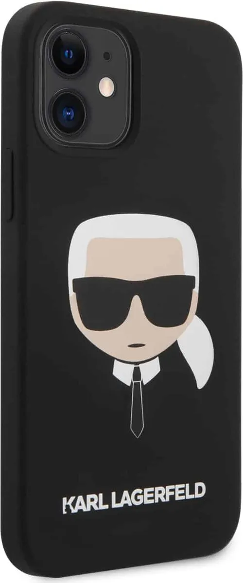 Karl Lagerfeld iPhone 12 Mini Hoesje - Zwart