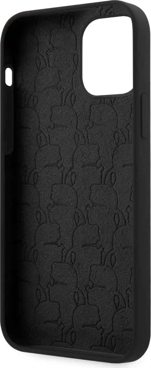 Karl Lagerfeld iPhone 12 Mini Hoesje - Zwart