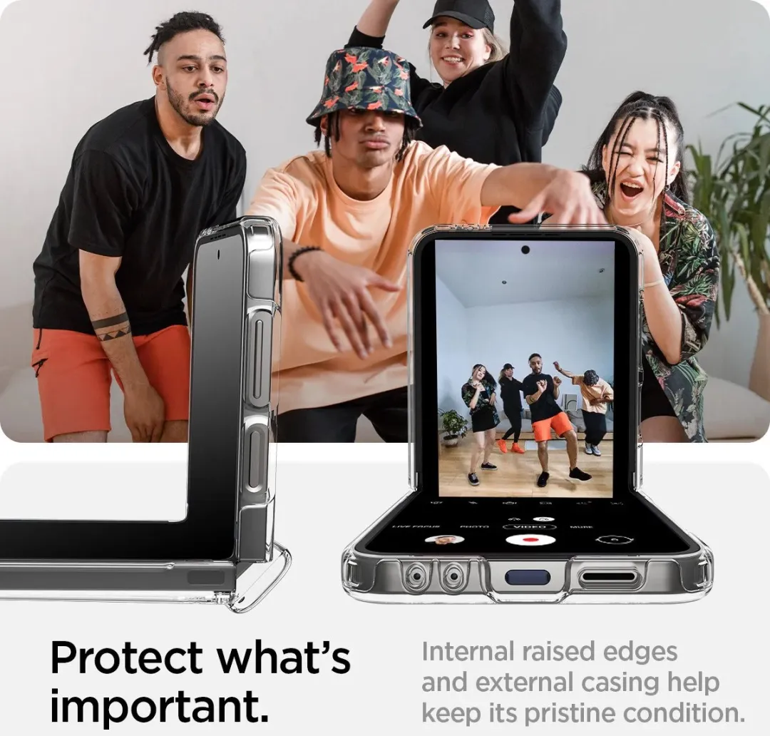 Spigen Ultra Hybrid Back Cover - Samsung Galaxy Z Flip 7 FE - Transparant