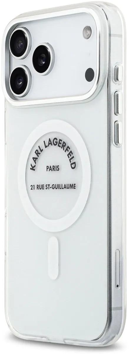 Karl Lagerfeld Back Cover Case iPhone 17 Pro Max - Transparant - MagSafe