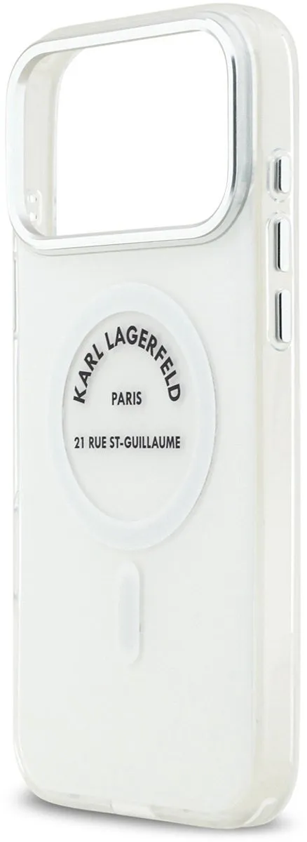 Karl Lagerfeld Back Cover Case iPhone 17 Pro Max - Transparant - MagSafe