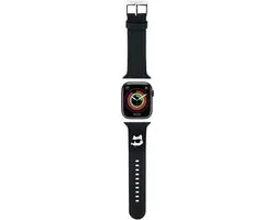 Karl Lagerfeld 3D Rubberen Choupette Hoofdband Apple Watch - Zwart