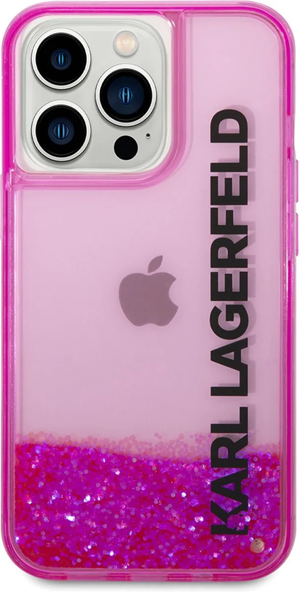 Karl Lagerfeld iPhone 14 Pro Hoesje - Roze