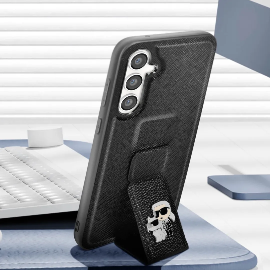 Karl Lagerfeld Galaxy S23 FE Hoesje - Zwart