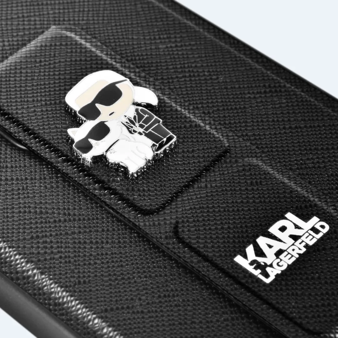 Karl Lagerfeld Galaxy S23 FE Hoesje - Zwart