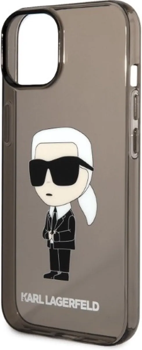 Karl Lagerfeld KLHCP14MHNIKTCK iPhone 14 Plus Hoesje - Zwart