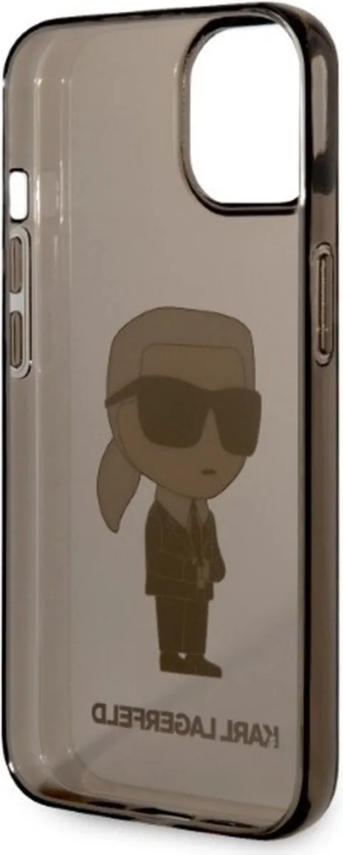 Karl Lagerfeld KLHCP14MHNIKTCK iPhone 14 Plus Hoesje - Zwart - afbeelding 6 van 6