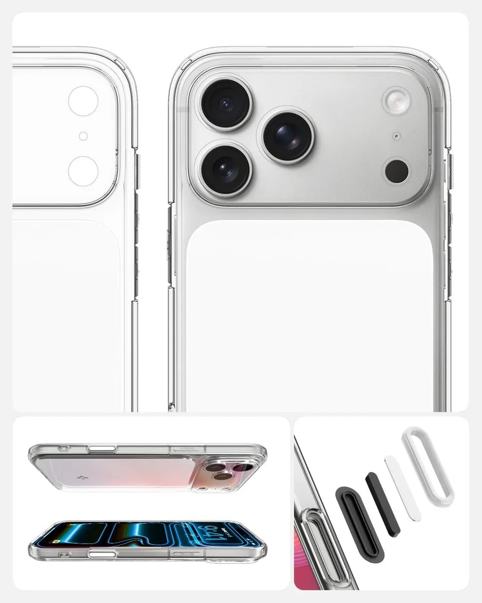 Spigen iPhone 17 Pro Back Cover Hoesje - Transparant