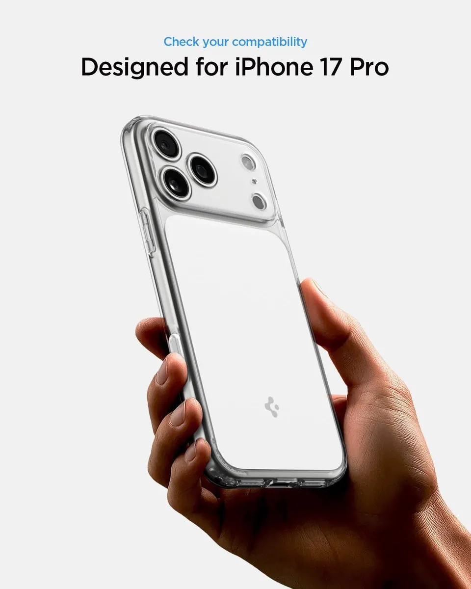 Spigen iPhone 17 Pro Back Cover Hoesje - Transparant