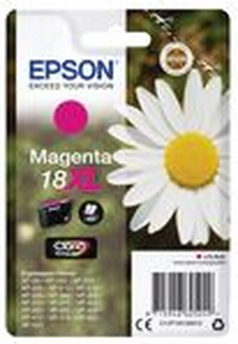 Epson 18XL Magenta Inktcartridge C13T18134010 - 450 Pagina's