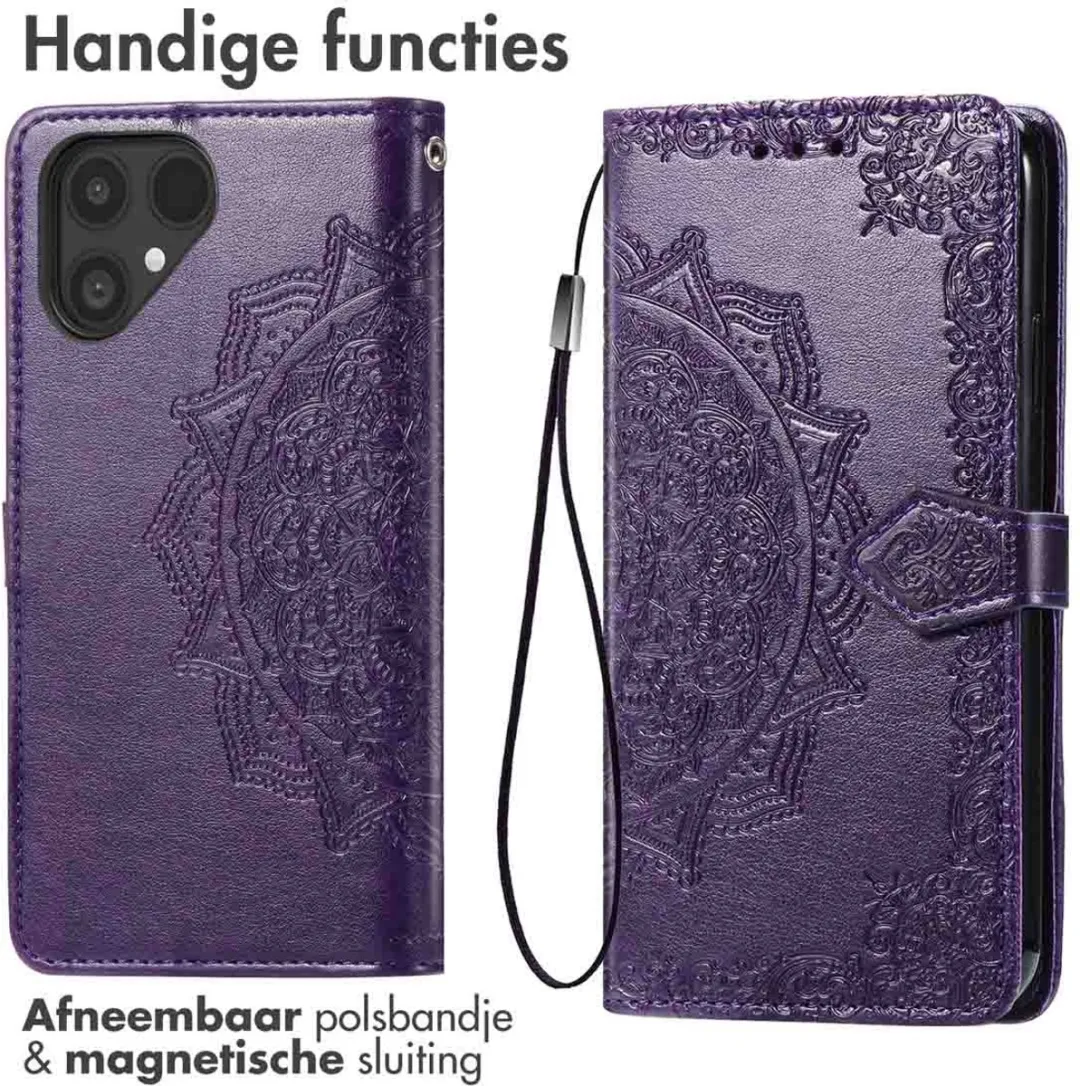 Imoshion Hoesje Fairphone 6 Mandala Bookcase - Paars