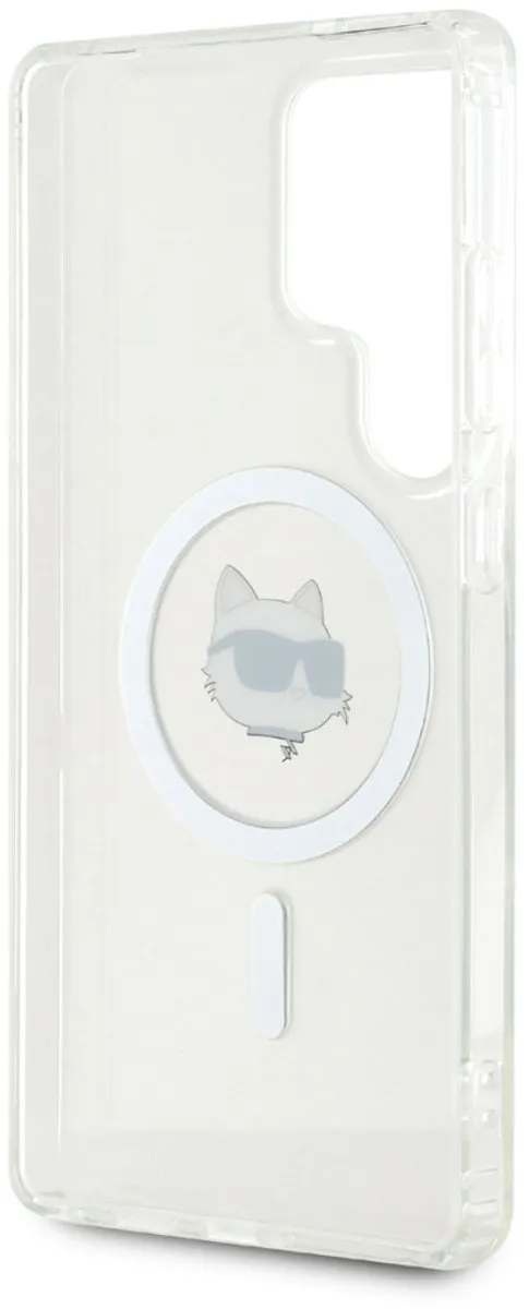 Karl Lagerfeld Knop Choupette Hoesje - Samsung Galaxy S25 Ultra - Transparent - afbeelding 6 van 6