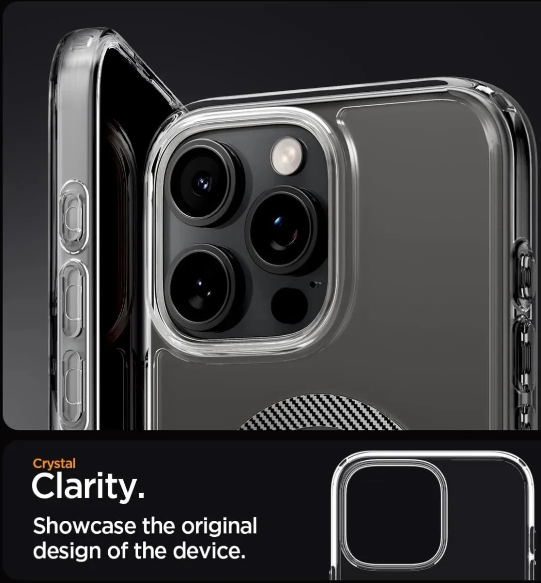 Spigen Ultra Hybrid ACS06702 Hoesje - iPhone 16 Pro Max Carbon Fiber