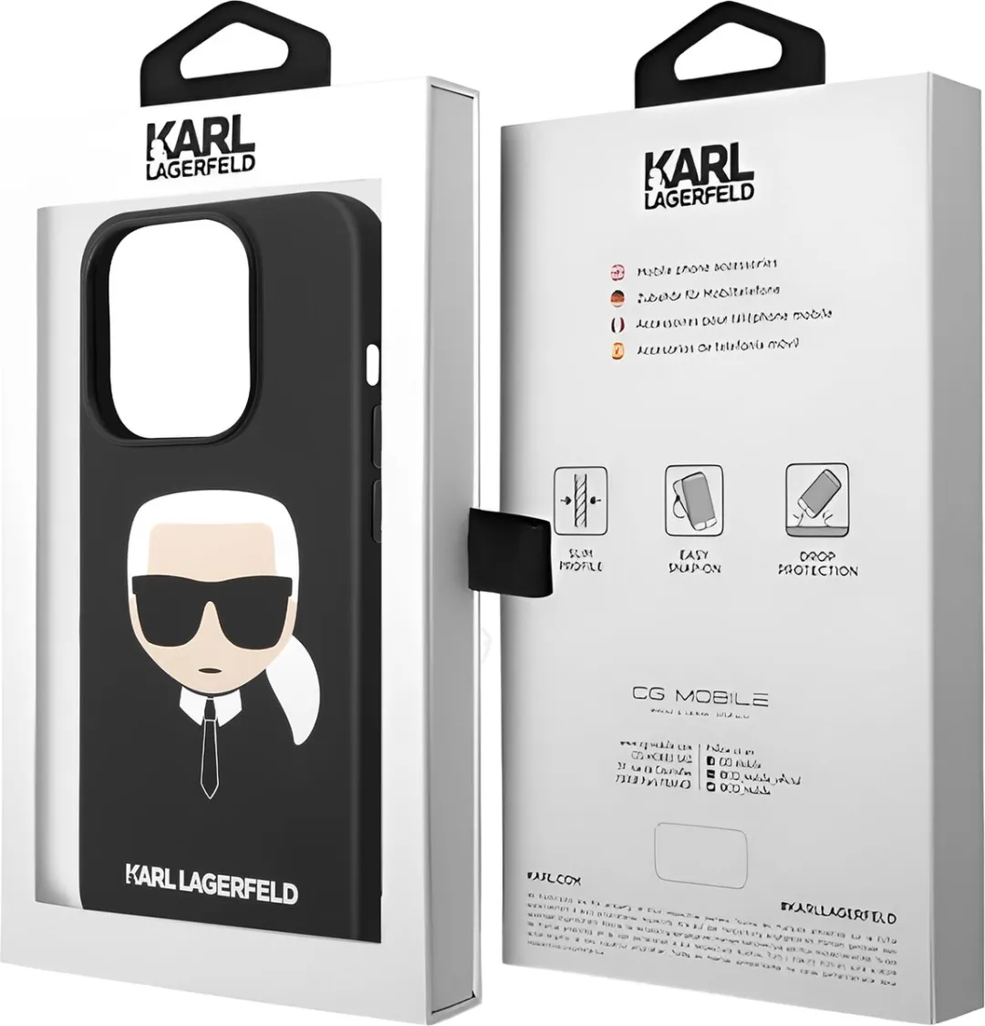 Karl Lagerfeld Karl's Head Hoesje iPhone 14 Pro